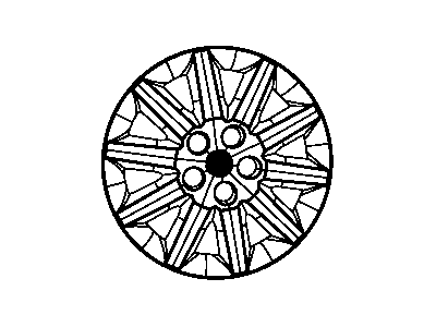 2008 Chrysler Sebring Wheel Cover - 5105668AA