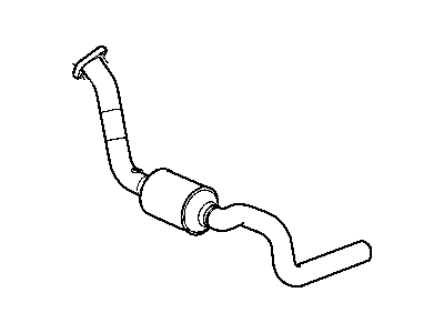 2005 Dodge Durango Exhaust Pipe - 52855422AB