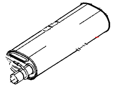 Mopar 52103653AC Exhaust Muffler