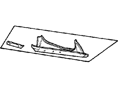 Mopar 4856758 TROUGH-Quarter Outer Panel Drain