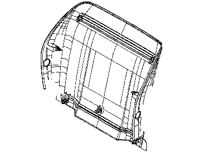 Mopar 1DQ251DAAA Panel-Front Seat Back