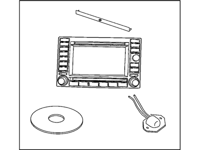 Mopar 82208653AI Radio-AM/FM Cd W/NAV/DVD & Cd-Ctr