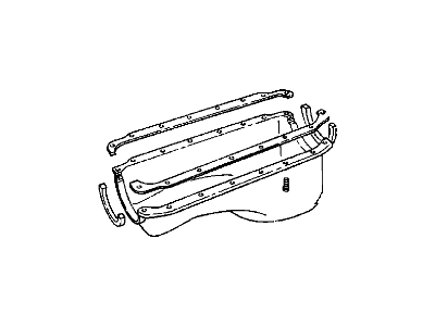 1998 Dodge Durango Oil Pan - 53020911