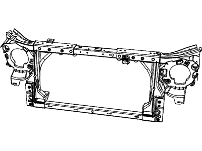 Mopar 55077976AB Panel-Radiator Closure