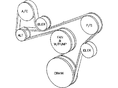 Mopar 4796033 Belt-Accessory Drive
