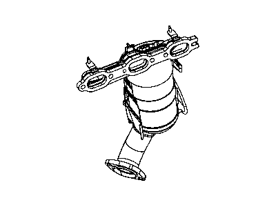 Mopar 5171141AC Exhaust Manifold And Catalytic Converter