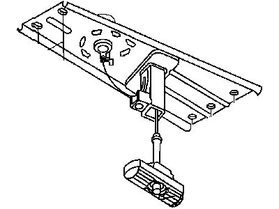 Mopar 4860958AB WINCH-Spare Tire Carrier