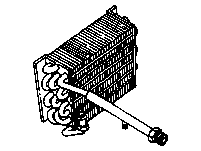 Mopar 4361401 Coil, Aux. A/C And Heater Evaporator