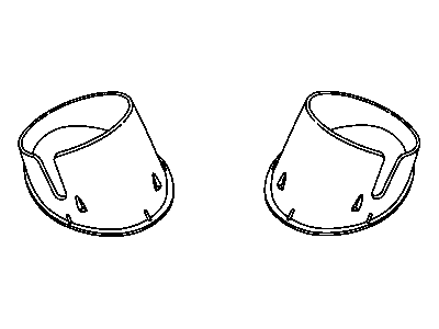 Mopar 5170828AA Bezel-Fog