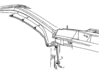 Mopar 55155522AF Hose-Windshield Washer