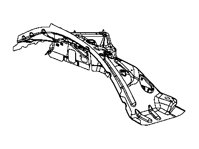 Mopar 55176858AL Shield-Front Inner