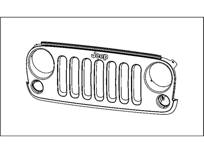 Mopar 82210558AC Decor Kit-Grille & HEADLAMP