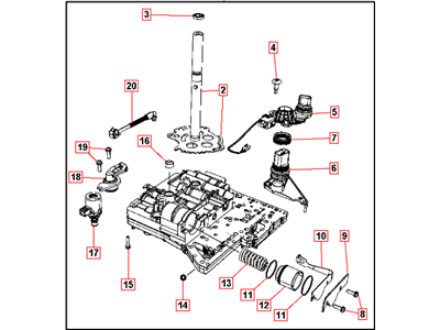 Mopar 68051750AA Transmission Valve Body Kit