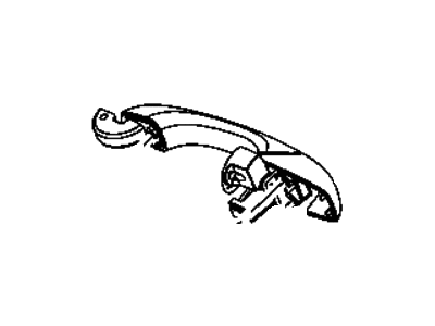 2014 Chrysler 200 Door Handle - 1KR97KEPAC