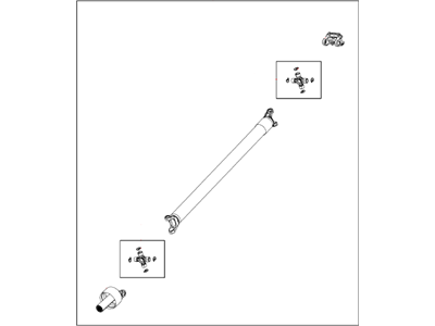 2017 Ram 3500 Drive Shaft - 68190350AA
