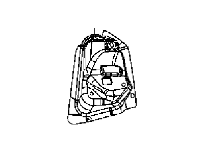 Mopar 5065147AE Panel-TAILLAMP Mounting