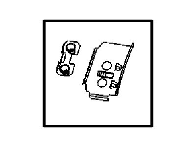 Mopar 5065556AA RETAINER-Door STRIKER