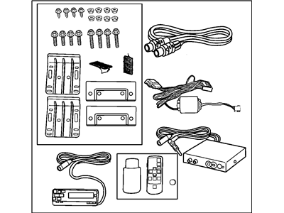 Mopar 82207481 INSTALKIT-Cd Changer - Trunk