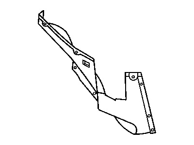 Mopar 5101135AA Clip-Rear Window Molding