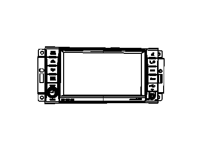 Mopar 5064242AJ Radio-AM/FM/DVD/HDD/MP3/REAR Camera