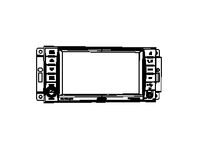 Mopar 5064737AA Radio-AM/FM/DVD/HDD/NAV/SDARS