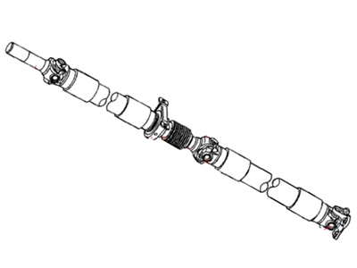 Mopar 52105652AD Rear Drive Shaft