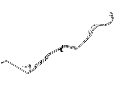 Mopar 68304644AC HOSE/TUBE-Oil Cooler Pressure And Ret