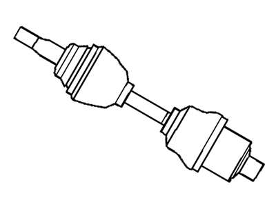 Chrysler LHS Axle Shaft - 4882518