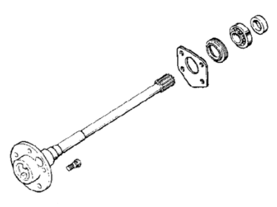 1992 Jeep Comanche Axle Shaft - 83504961