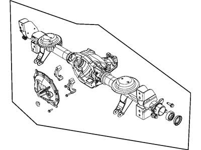 Mopar 68040109AA Housing-Rear Axle