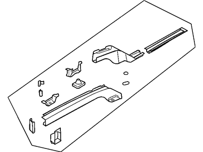 Mopar 4580699AS Rail-Front Left