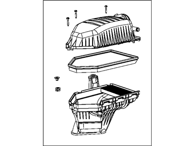 Mopar 52022310AB Air Cleaner