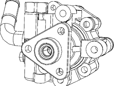 Jeep Liberty Power Steering Pump - 68092525AA