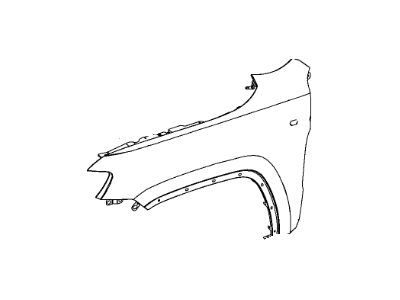 Mopar 55369597AF Fender