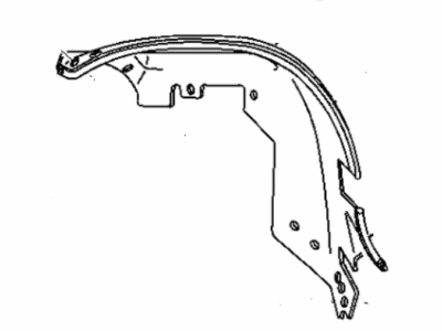 Mopar 4709363 Shield - Inner Front-Rt