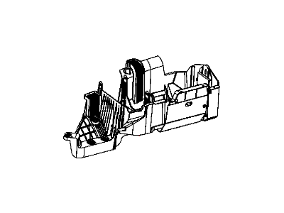 2012 Jeep Wrangler Battery Tray - 68142959AE