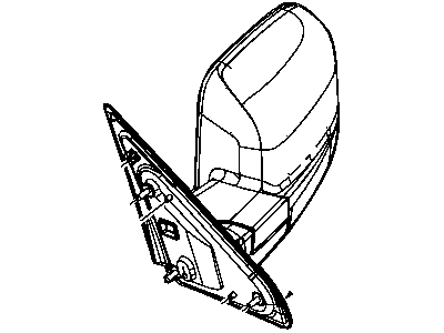 Mopar 55372071AE Outside Rear View Mirror