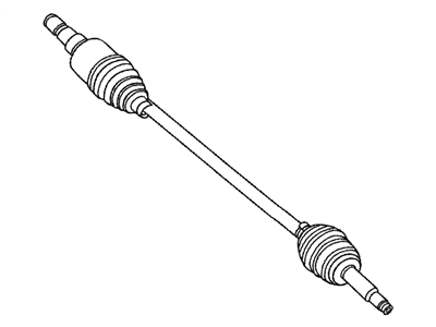 Mopar 5110027AD Axle Half Shaft