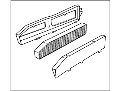 Jeep Grand Cherokee Cabin Air Filter - 82204691