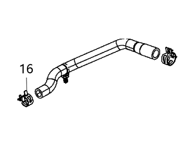 Mopar 68092947AB Hose-Oil Cooler Outlet