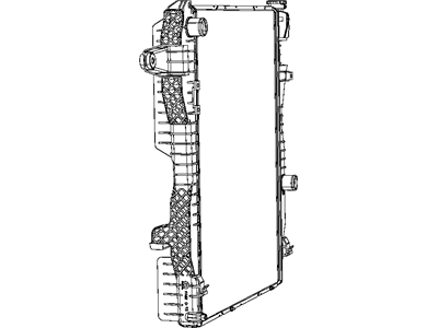 Mopar 52014720AA Engine Cooling Radiator