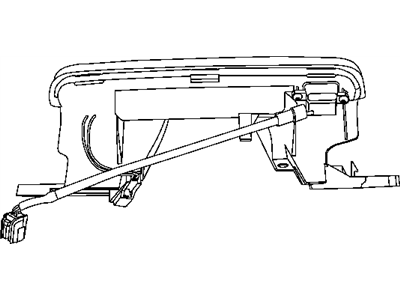 Mopar 57010605AE Lamp-Center High Mounted Stop