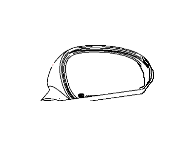 2013 Dodge Challenger Car Mirror - 1PY94KBXAB