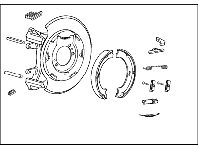 Mopar 52128414AB Plate-Parking Brake