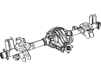 Mopar 52114458AA Axle-Rear Complete