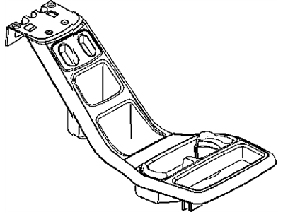 Mopar UE401J8AF Plate-Floor Console