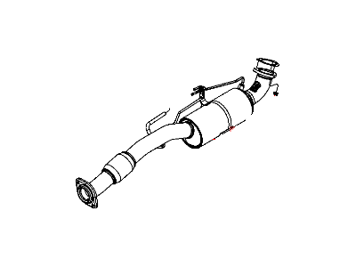 2011 Jeep Liberty Catalytic Converter - 68050288AA