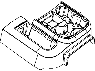 Mopar 5KK91XDHAA Console-Floor