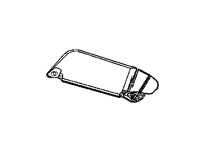 Mopar 5139210AA Lens-Illuminated Visor