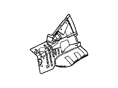 Mopar 4814842AD Panel-WHEELHOUSE